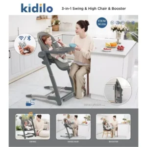 Chaise haute 3en1 Kidilo