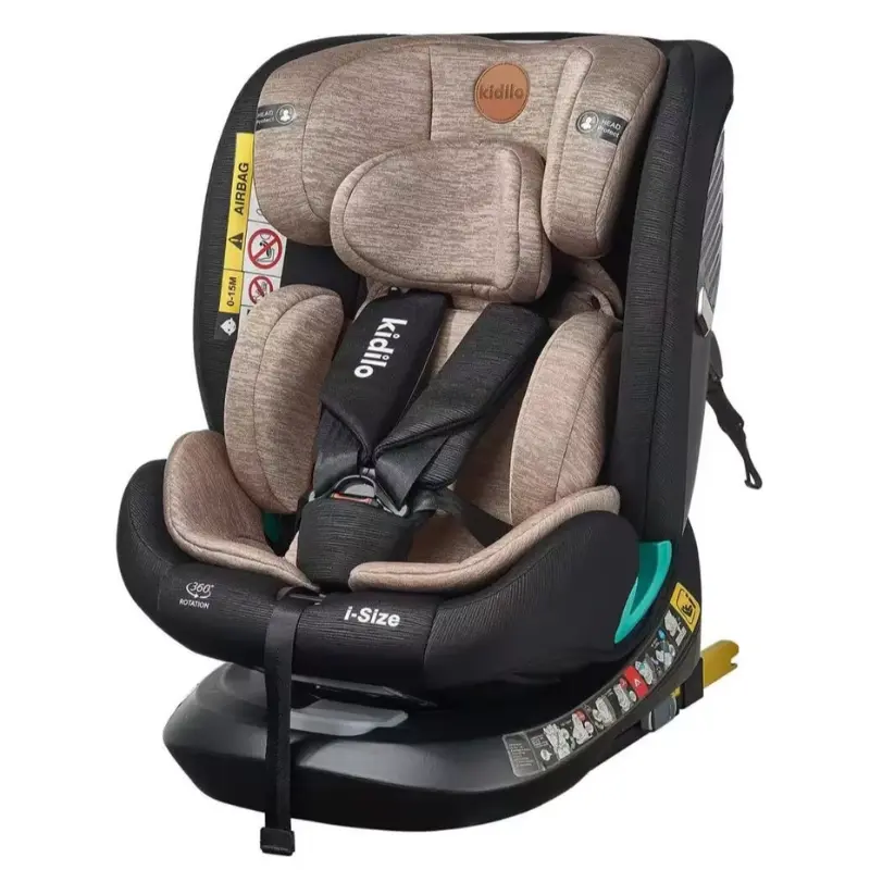 Siège auto évolutif G509 Isize isofix 0 à 12 ans – Kidilo - Biege