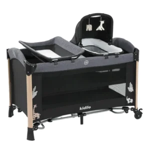 Lit Cododo Multifonction avec Couffin deluxe Noir – Kidilo