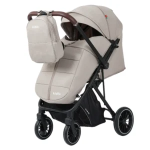 Poussette Valise Réversible avec Cache-Pieds et Sac 6530 – Kidilo – Beige