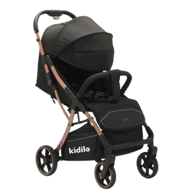 Poussette bébé kidilo S5506 - Noir