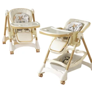 Chaise haute multifonctionnelle pour bébé avec coussin doux - Kidilo