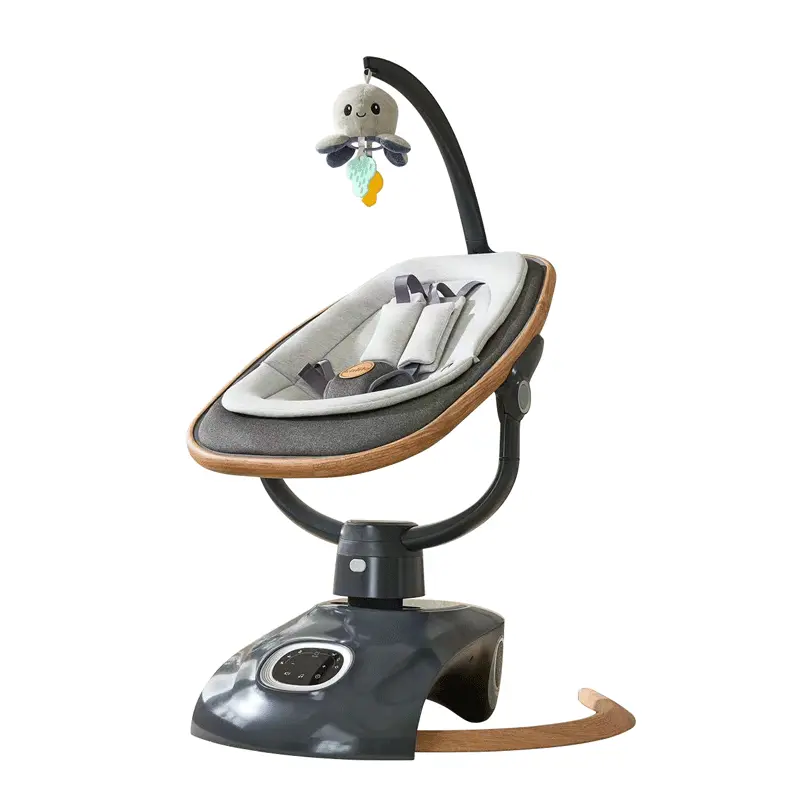 Balancelle Électrique Bébé Kidilo – Design Moderne - Gris