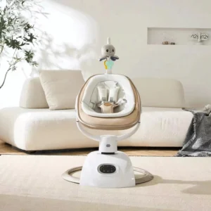 Balancelle Électrique Bébé Kidilo – Design Moderne - Biege