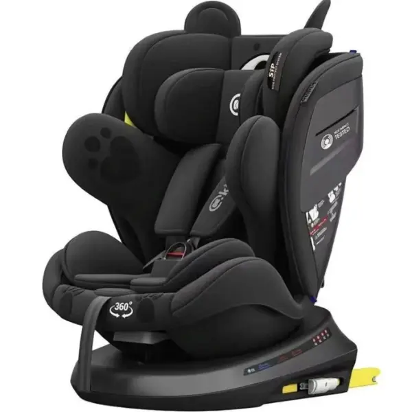 Siège Auto Bébé Murphy Isofix 360° Kidilo – Sécurité et Confort – Noir