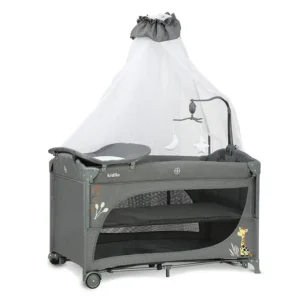 Berceau convertible 3 en 1 pour bébé T-704L Gris