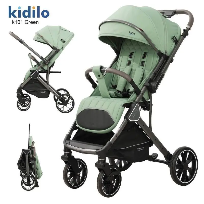 Poussette réversible compacte K101 Menthe