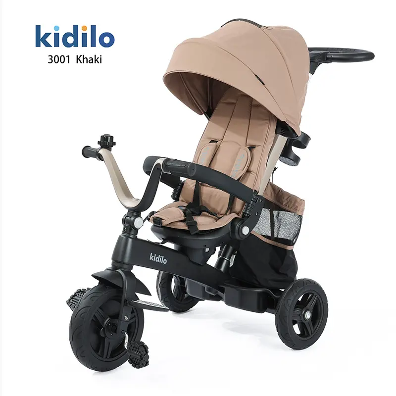 Tricycle pour Enfants 2-4 Ans en beige