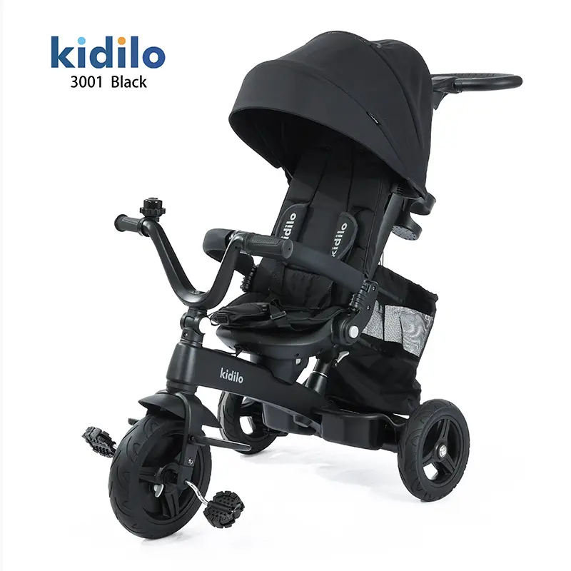 Tricycle pour Enfants 2-4 Ans en noir