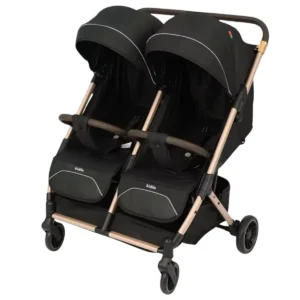 Poussette jumeaux T22 Noir Kidilo
