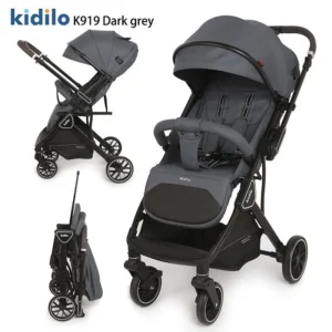 Poussette Kidilo K919 Double sens de conduite Gris