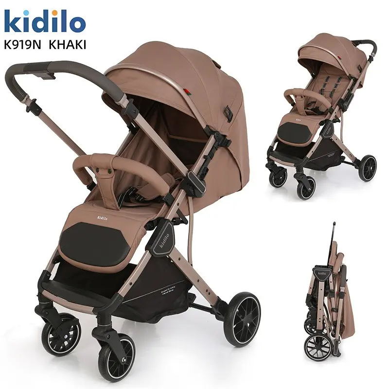 Poussette Kidilo K919 Double sens de conduite Khaki